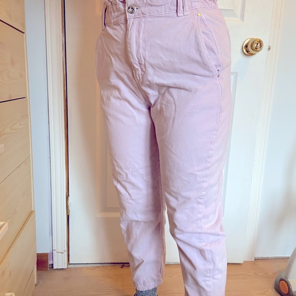 Baby pink ZARA pants/jeans - Picture 2 of 2